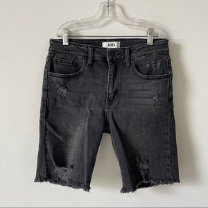 JBD Black Distressed Cutoff Jean Shorts size S